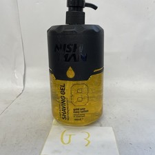Nish Man Shaving Gel for Men Sensitive Skin 1000ml 14.86 per litre