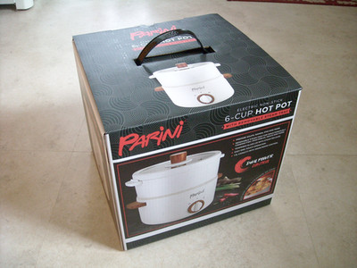 BRAND NEW Parini Electric six Cup Hot pot with Removable Steam Tray