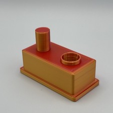 Display Stand Holder For 14mm Glass Slide Bowl  Downstem -  Wicked Sunset    