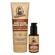 Dr. Squatch Wood Barrel Bourbon Smooth Shave Bundle - Easy Glide Butter  Soothi