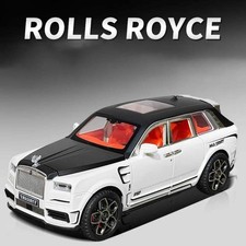 Scale 1:24 Rolls Royce Cullinan Mansory Car Model Toy Alloy Body Rubber Tires SU