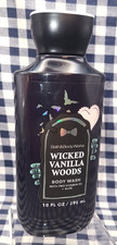 ALL NEW Wicked Vanilla Woods Body Wash Gel 10 oz Bath Body Works SHIPS FREE
