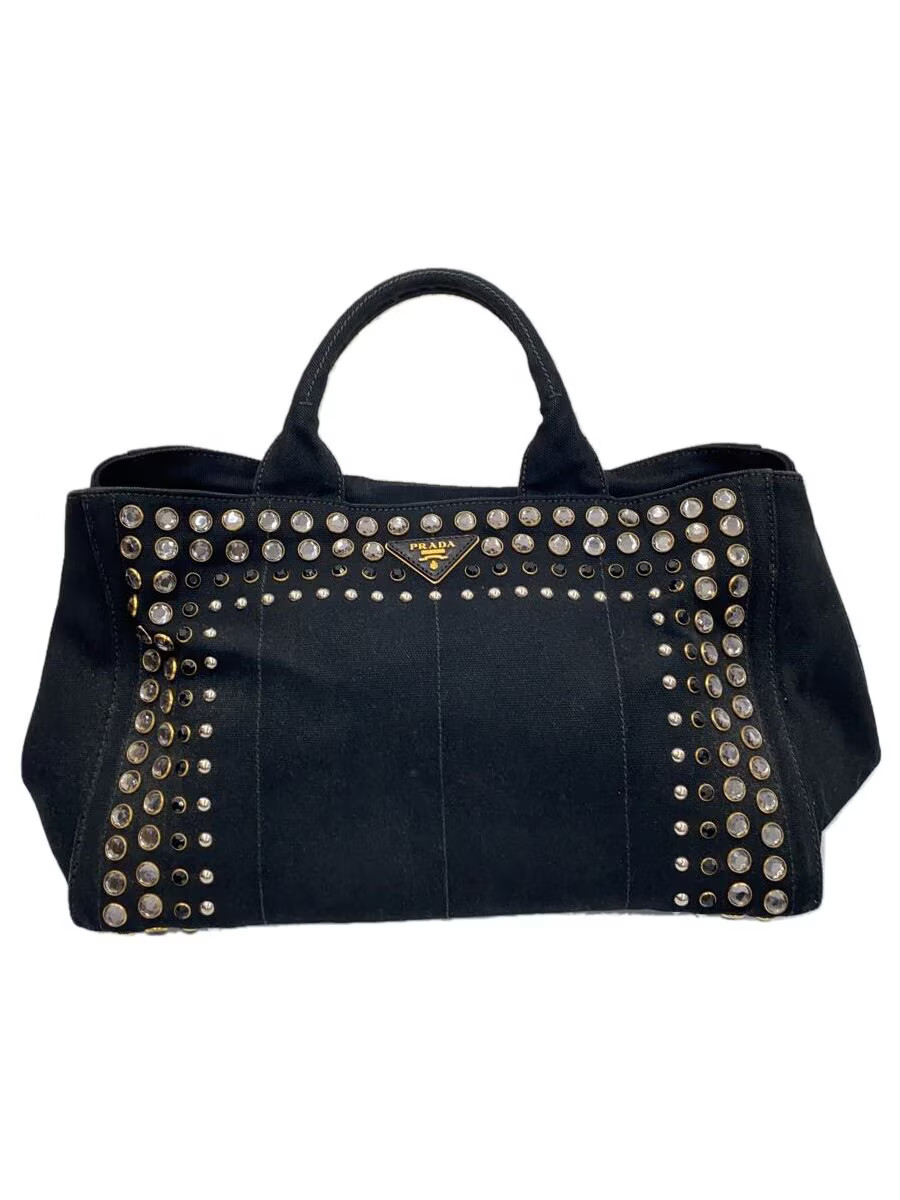 Prada Black Canvas Bag Authentic From Japan