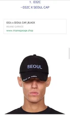 032c seoul exclusive cap