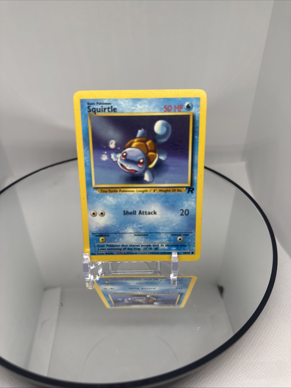 Pokemon Team Rocket Common Squirtle #68/82 card