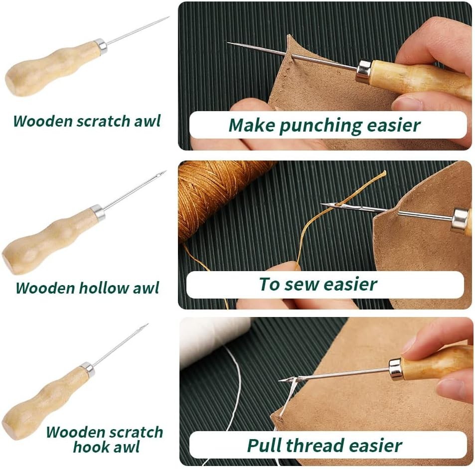 Comprehensive Crafting Book Binding Kit: Perfect for Leather & Paper Projects