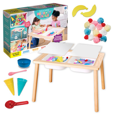 Creativity For Kids Deluxe Sensory Table Ice Cream Shop Activity Table For