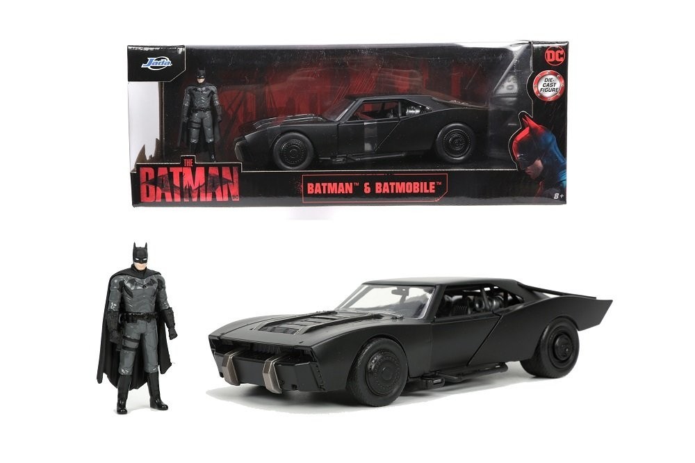 The Batman Figure and Batmobile 1:24 Scale Jada 253215010 - Image 4