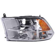 Headlight For 13-18 Ram 1500 2500 3500 19-24 Ram 1500 Classic Left Side Chrome
