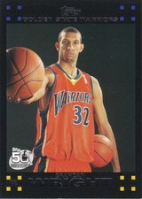 2007-08 Topps BRANDAN WRIGHT rookie card #118 Golden State Warriors. rookie card picture