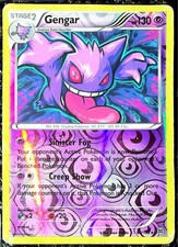Gengar 60/162 Rare BREAKthrough Pokemon Reverse Holo Damaged on eBay