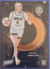 2025 Panini WNBA Player of the Day #HVL Hailey Van Lith Rookies Orange #/199