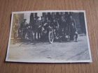 WW1 Military Motorcycles Vintage Photo Soldiers in Uniform holding Rifles 2