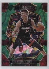 2022-23 Panini Select Premier Level Green Ice Prizm Tyler Herro #143 3e3