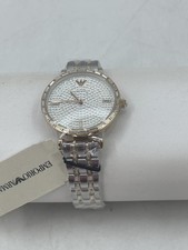 Emporio Armani Womens 32MM Two-Tone Bracelet Watch, Rose Gold / Silver AR11293