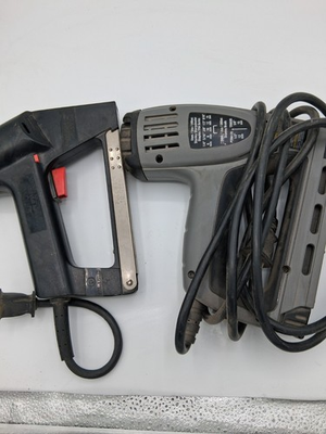 #ad Craftsman Electric Staple Gun Stanley Electric Brad Nailer Stapler Lot $22.95