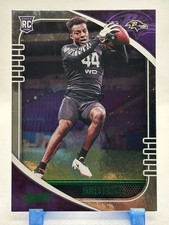 James Proche 2020 Panini Absolute - Green #148 (RC) - Baltimore Ravens