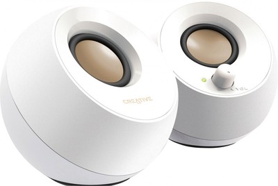 5390660192135 Speakers Creative Pebble USB white Creative Labs