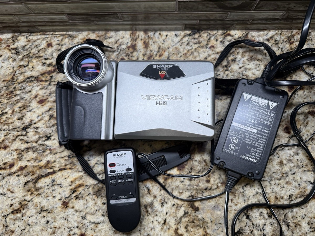 Sharp VL-AH130U 8mm Hi8 Viewcam Video Camcorder Camera VCR