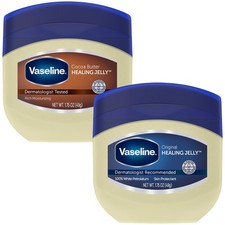 Vaseline Original  Cocoa Butter Healing Jelly Travel-Size Variety 2-Pack   R...