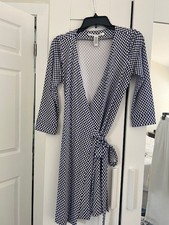 Diane von Furstenberg DVF Julian Two in Jungle Diamond Wrap Dress 8