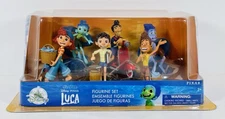 Disney Pixar Luca Figurine Figure Playset 6 Piece Play Set NEW