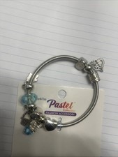 Silver Plated Charm friendship Bracelets for girlsexquisite cute Stainless St...
