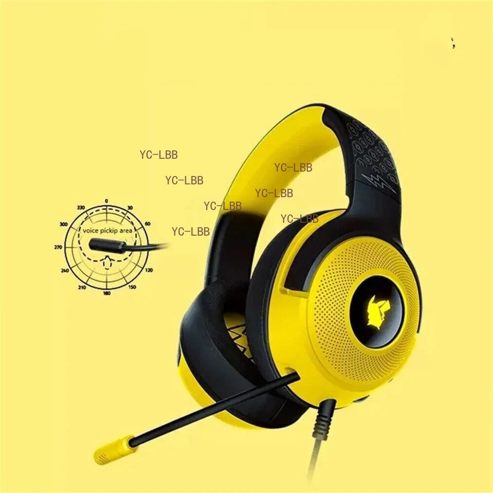 Razer x Pokémon Pikachu Kraken V3 USB Wired Gaming Headset Limited Edition - Image 4 of 4