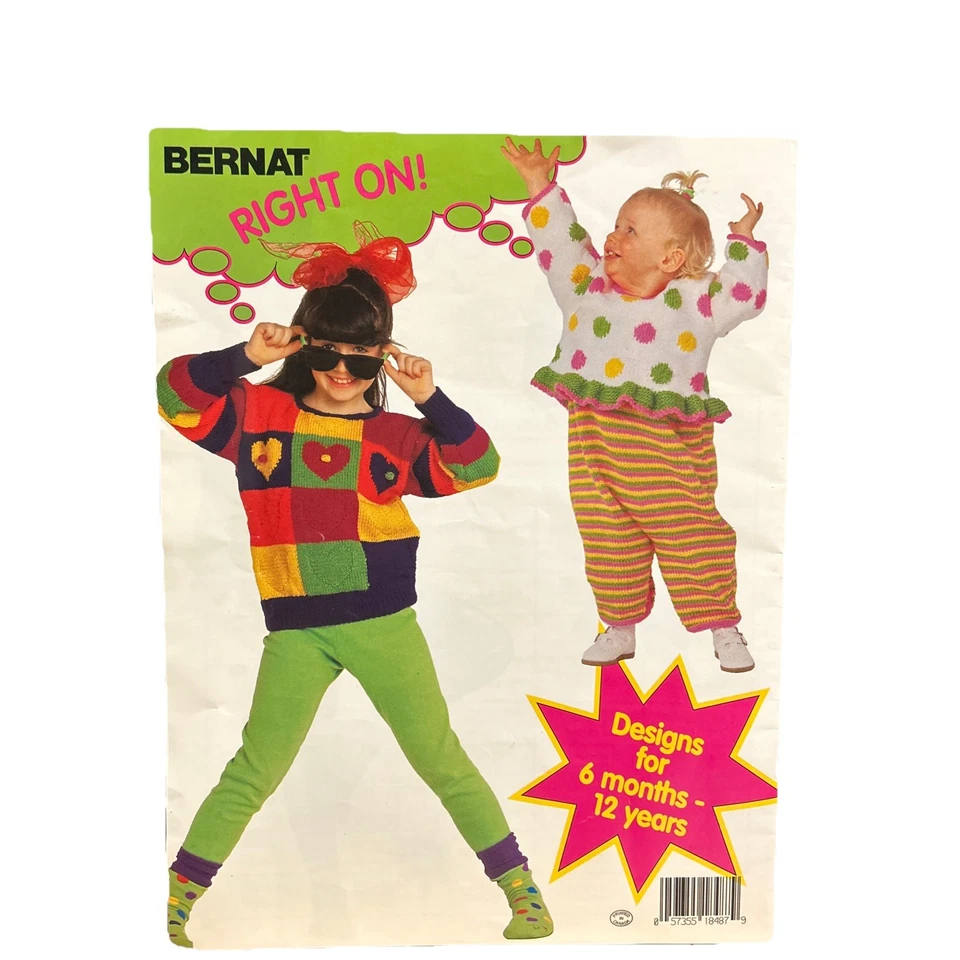 CHILDRENS BERNAT HOT TAMALES KNITTING PATTERN BOOK/kk - Image 2 of 4