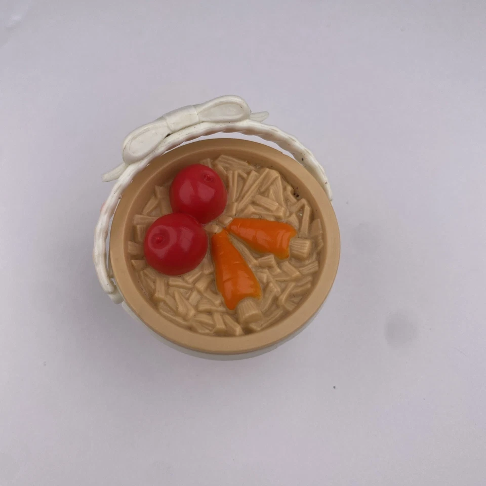 Barbie Nibbles the Horse 1995 Mattel #14789 cubo de comida blanco de repuesto solamente Foto 2 de 3