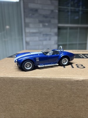 Brand New 5'' Kinsmart 1965 Shelby Cobra 427 S/C Diecast Model Toy Car 1:32 Blue 