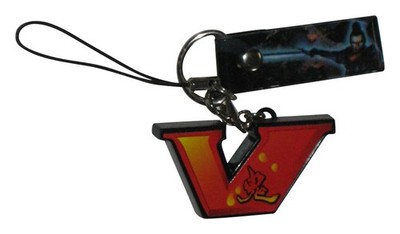 Onimusha 3 Red V Symbol (2006) Banpresto Handy Charm Schlüsselanhänger & Strap