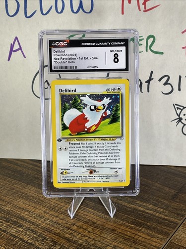 Delibird (1st Edition) graded CGC 8 for sale on eBay
