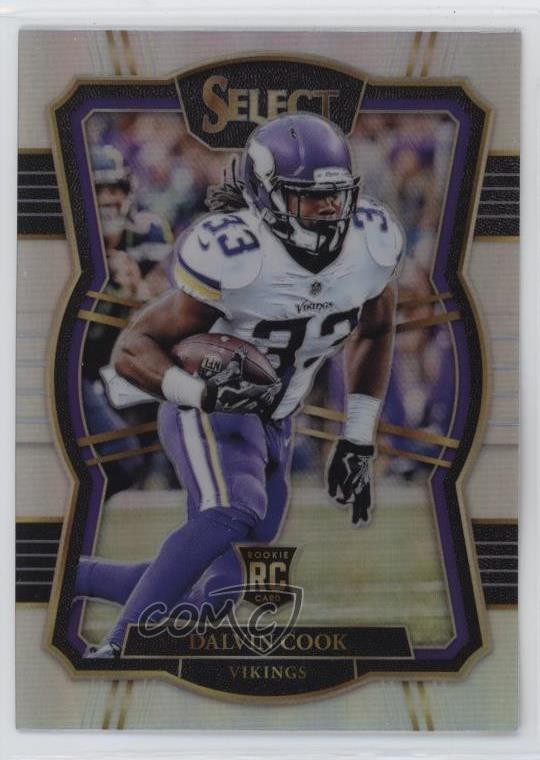 2017 Panini Select Premier Level Silver Prizm Dalvin Cook #173 0g65