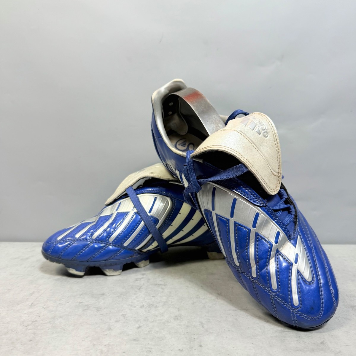 adidas プレデタープレシジョン TRX FG ブルーグレー ADIDAS PREDATOR TRAXION TRX FG FOOTBALL BOOTS CLEATS G02258 BLUE