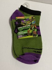 Ninja Turtles kids socks size 4-6 shoe size 7-10 Nickelodeon New