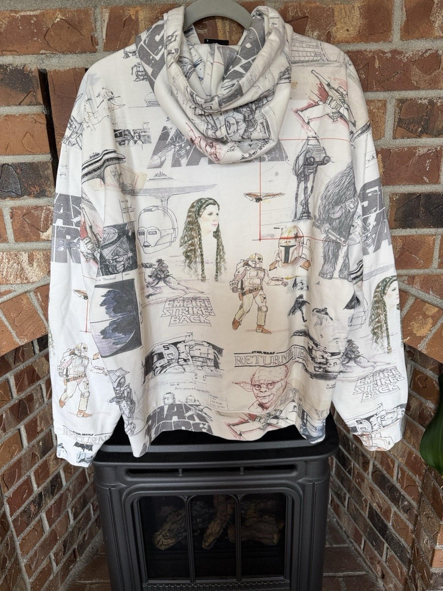Kith Star Wars Box Logo Sketches Hoodie December 2021 Collection