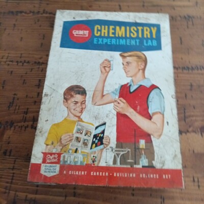 Vintage Gilbert Chemistry Experiment Lab Metal BOX Only