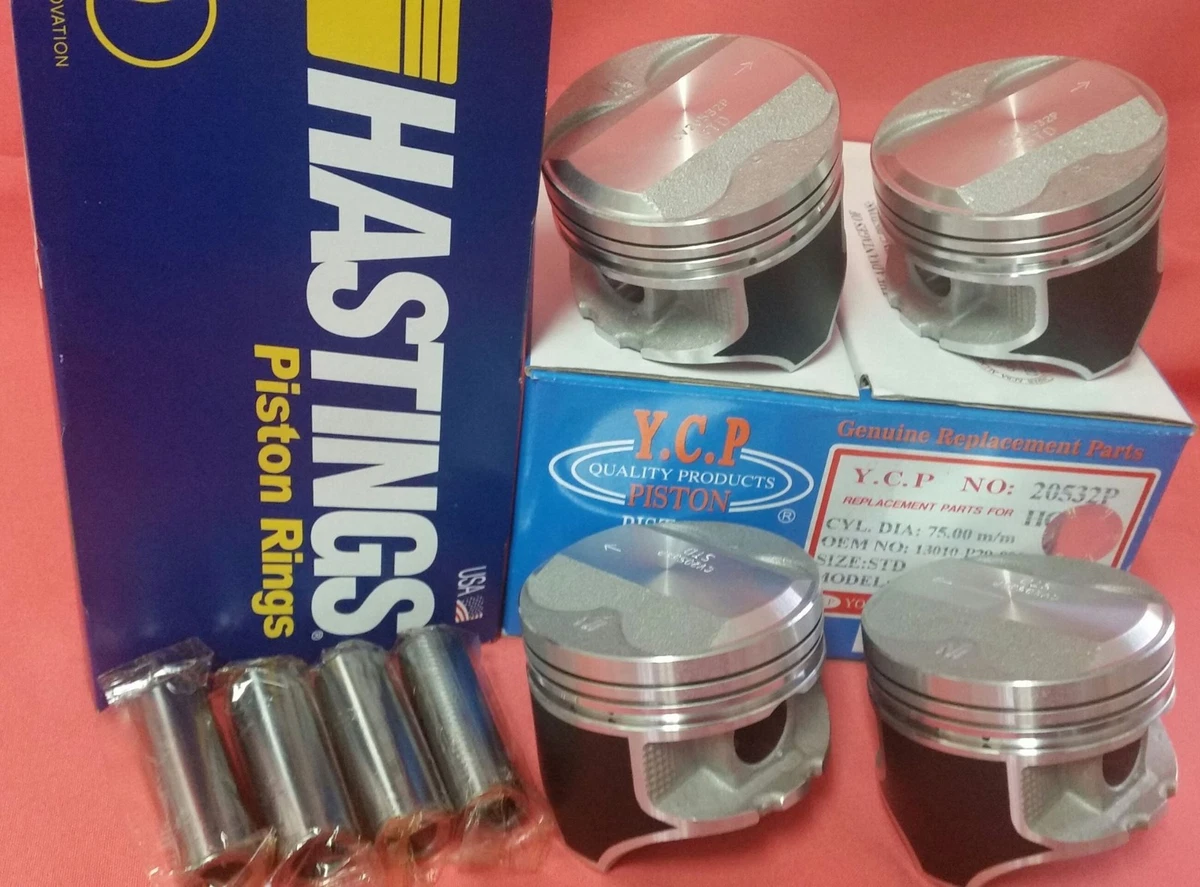 Juego De Anillos De Pistón Chevy 502 HO BBC, Años 1988-95, Hastings 2M4727, Cromo Moly