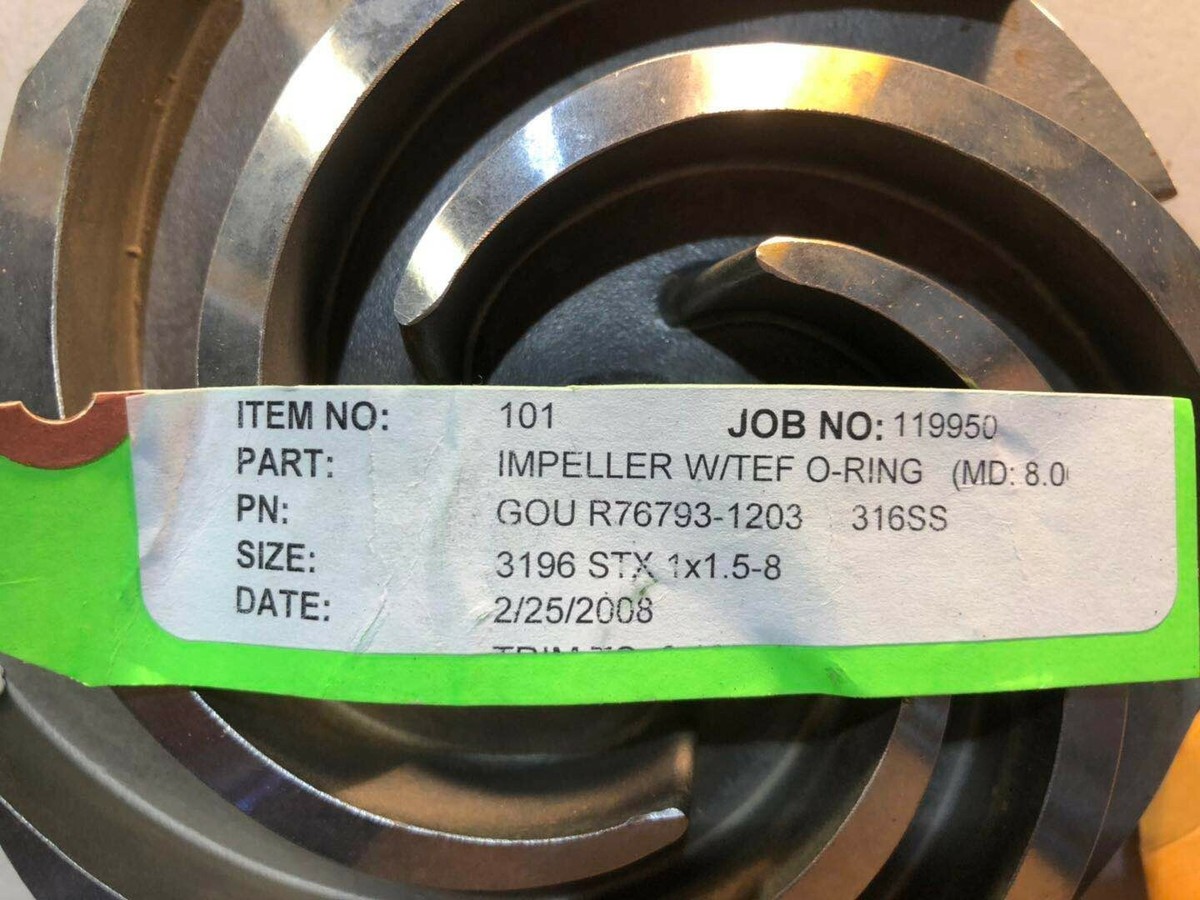その他 Item Impeller 1x1.5-8in and trim to 6.125in. 4.14 LBS | eBay