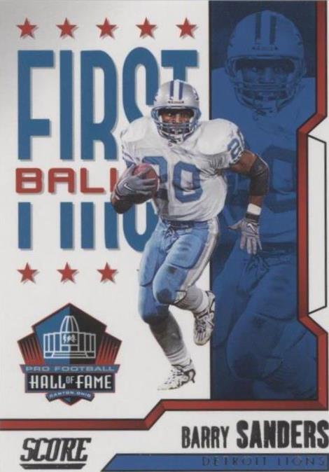 2023 Score Barry Sanders #9 - 1 of 5