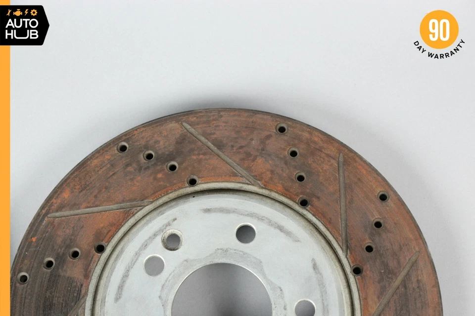 01-11 Juego de rotores de freno delanteros izquierdo y derecho Mercedes R171 SLK300 C320 OEM 57k Foto 4 de 4