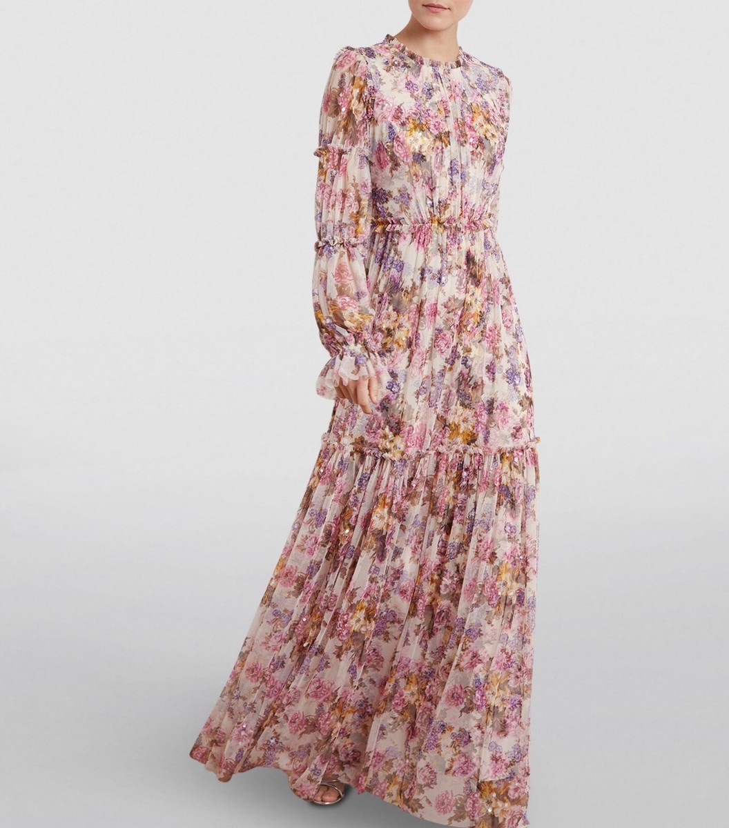 Needle & Thread Harmony Floral Chiffon Gown Size 4 BNWT | eBay Needle & Thread Harmony Floral Chiffon Gown Size 4 BNWT | eBay