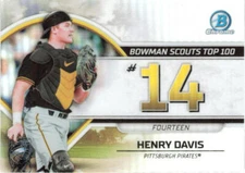 2023 Bowman Henry Davis #BTP-14 Pittsburgh Pirates
