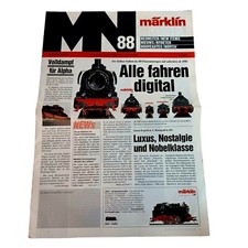 Marklin New Items 1988 E 2nd Edition Newsletter Model Railroads Trains