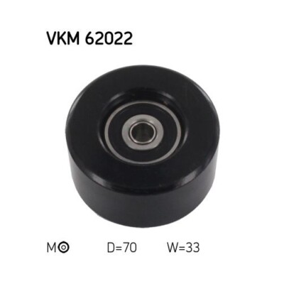 Spannrolle, Keilrippenriemen SKF VKM 62022 für NISSAN RENAULT, mitte rechts
