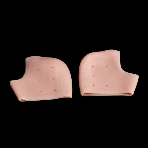 SILICONE GEL HEEL SLEEVES Cracked Foot Skin Care Protector Moisturizing socks - Picture 3 of 4