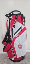 DELTA SIGMA THETA GOLF BAGS, DST GOLF BAG, RED AND WHITE GOLF BAG