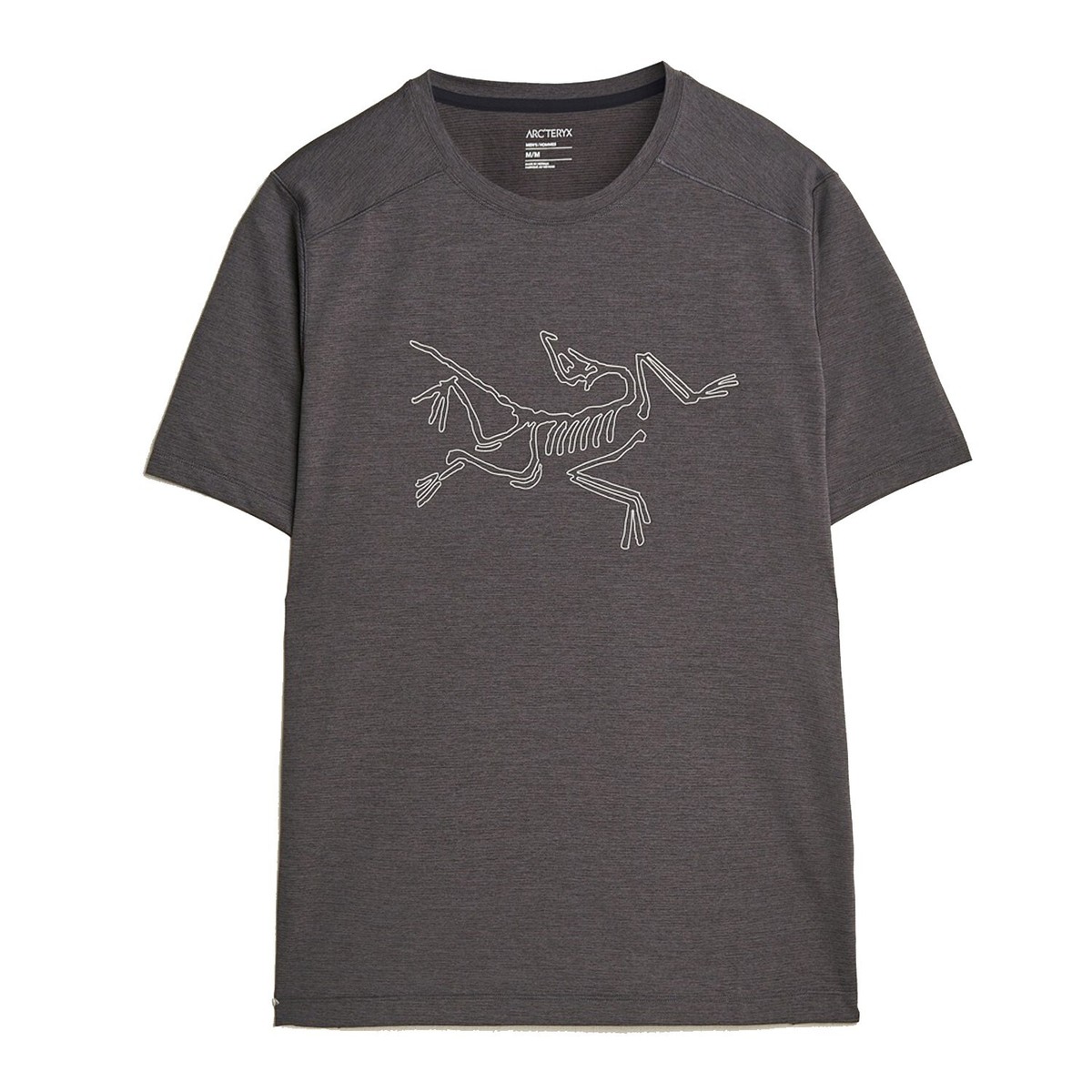 Arc'teryx Mens - Cormac Logo Shirt S/S Tee T-shirt - Black Heather