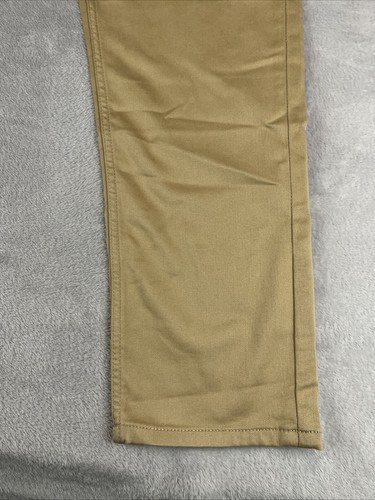 Ben Sherman Herren Sand Farbe Straight Fit Stretch Hose Größe 36x30 - Bild 3 von 11